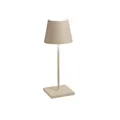 Zafferano Akku Tischleuchte Poldina Pro mini 300mm Sand