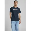 Jack & Jones T-Shirt CORP LOGO TEE blau S (48)