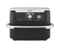 Ninja Foodi FlexDrawer Dual Zone Heißluftfritteuse, Air Fryer mit 10,4-Fach und Herausnehmbarem Trenner, Antihaftbeschichtung, Spülmaschinenfester Korb, 7-in-1, Schwarz AF500EU