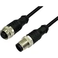BKL Electronic 2702039 Sensor-Aktor-Verlängerungsleitung M12 Stecker gerade auf (2702039)