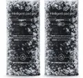 Sportyfits® Kalt-Warm-Kompresse Kühlpad Gelkissen schwarz für Kühlbox Kühlschrank Kühltasche, 3er Set 2-tlg., 3x 15cm x 15cm, Mikrowelle geeignet / Wiederverwendbar