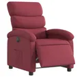 vidaXL Sessel Relaxsessel Elektrisch Weinrot Stoff (1-St)