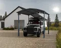Canopia Carport Alpine 4300 Grau Alu 435 x 359 cm