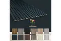 Hexim Wanddekoobjekt AP04 (Akustikpaneele 6 Stück 278x60cm Holz Comfort - flexible Lamellenwand MDF Wandpaneele Lamellenverkleidung Wandverkleidung schalldämmend 10.02m² Ocean)