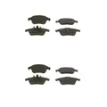 2x Bosch 0 986 494 401 Bremsbelagsatz Scheibenbremse Vorne für Renault Laguna