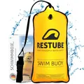 Schwimmboje Classic  Aufblasbare 12.5 kg Schwimmhilfe für Freiwasser, Triathl...