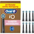 ORAL-B Aufsteckbürsten iO Sanfte Reinigung Schwarz 8er FFU