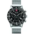 Swiss Alpine Military 1746.9137 Chrono 43mm 10ATM - Silber