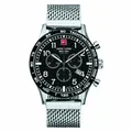 Schweizer Alpen Militär Grovana Herren 1746.9137 Edelstahl Uhr