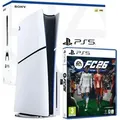Sony PlayStation 5 Slim mit Laufwerk inkl. EA Sports FC 26 - Weiß