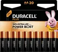 Duracell Plus Power Boost Mignon (AA)-Batterie 1.5V 20St.