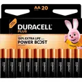 DURACELL Batterien PLUS Alkali-Mangan Mignon AA 1,5 V, 20 St.