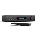 Auna Art22 Verstärker HiFi Stereo Mit Bluetooth & DAB+ Radio – 2x60 W, Optische & Koaxiale Eingänge, FM-Tuner, CD/DVD-Wiedergabe, Fernbedienung, Kompaktes Design, Schwarz