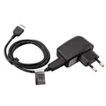 caseroxx Handy Ladekabel Ladegerät Reiselader für Samsung B2100, hochwertiges Set bestehend aus 220V-Adapter und Datenkabel (Flexibles, stabiles Kabel in schwarz)