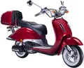 GT UNION Motorroller Strada 125, 124,6 ccm, 85 km/h, Euro 5+, (Set, mit Topcase), Luftgekühlter Motor