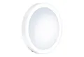 Smedbo Kosmetikspiegel OUTLINE LITE, Ø 12 cm, Weiß, Kunststoff, LED-Beleuchtung, 7-fache Vergrößerung, USB-Anschluss