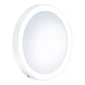 Smedbo OUTLINE LITE Kosmetikspiegel LED-Beleuchtung USB Weiß Kunststoff Ø 12 cm