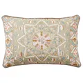 BUTLERS Dekokissen 60x40cm aus Baumwolle -Bohemian- Besticktes Zierkissen für das Sofa | Motivkissen für Wohnräume