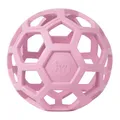 JW – HOL-ee Roller – Lustiges und vielseitiges Hundespielzeug – Jagdspielzeug für Hunde – Spielzeug zur geistigen Stimulation – Beschäftigungsball für Hunde – 14 cm Durchmesser – rosa Farbe