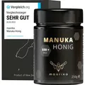 Manuka Honig 550 MGO + 250g im Glas (lichtundurchlässig, kein Plastik) Original aus Neuseeland