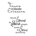Stempel Trauer, Gedenken, Anteilnahme, Kondolenz (Motivwahl) Clear Stamps