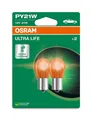 ams-OSRAM Glühlampe Blinkleuchte ULTRA LIFE 7507ULT-2BL PY21W 12V 21W für VW 4 1