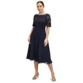 Vera Mont Cocktailkleid Vera Mont Cocktailkleid mit Spitze Spitze blau 44