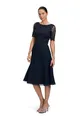 Vera Mont Damen 0113/4825 Partykleid, Blau (Night Sky 8541), (Herstellergröße: 44)