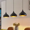 Lindby Elamira Hängelampe Pendelleuchte Deckenlampe Hängeleuchte E27 schwarz