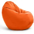 Bruni Sitzsack, Orange, Kunststoff, 70x80x70 cm, Wohnzimmer, Hocker, Sitzsäcke, XXL Sitzsäcke