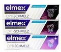 3x elmex OPTI-SCHMELZ PROFESSIONAL Versiegelung & Stärkung Zahnpasta 3x 75ml