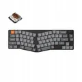Alice Layout Mechanische Tastatur, Qmk/via, White Led, Gateron Brown