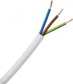 Kopp Leichte Schlauchleitung H03VV-F 3G x 0,75 mm² 3-adrig 10 m weiß