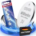 5 x Wilhelm CR2430 Blister LITHIUM Knopfzellen
