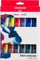 Talens AMSTERDAM Acrylfarben-Set "Stadtlandschaft", 12 x 20 ml