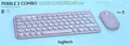 Logitech Pebble 2 Combo kabellose Tastatur und Maus Bluetooth QWERTZ Rosa NEU