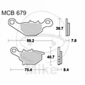 Beläge Bremse TRW Lucas 787.54.20 Kawasaki 125 Kmx 1999-2001