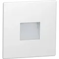 ledscom.de LED Treppenlicht/Wandeinbauleuchte FOW für innen und außen, Downlight, eckig, 85 x 85mm, warmweiß