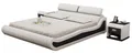 JVmoebel Lederbett Komfortables Lederbett mit USB-Ladefunktion und Wasserbett-Technologie (Wasserbett LB8825), Made in Europa