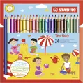 Dreikant-Buntstift - STABILO Trio dick - 24er Pack - mit 24 verschie (US IMPORT)
