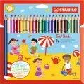 STABILO Dreikant Buntstifte Trio dick 24er Karton Etui