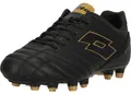 Lotto Fußballschuh Stadio 705 für festen Untergrund und Naturrasen 1UQ All Black/Light Platino 42
