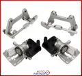 2x BREMSSATTEL+HALTER HINTEN LINKS+RECHTS für AUDI A6 C6 4F Limo+Avant+Allroad
