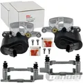 2x BREMSSATTEL+HALTER HINTEN LINKS+RECHTS für AUDI A6 C6 4F Limo+Avant+Allroad