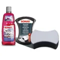 1 L LITER SONAX XTREME RICHFOAM SHAMPOO REINIGUNGSSCHAUM + MULTISCHWAMM SCHWAMM
