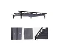Ersatzbezug 370x300cm für Dach Pergola Pavillon MCW-C42 3,5x3,5m ~ grau