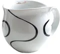 Jumbotasse Colani Kaffeetasse XXL große Tasse Jumbobecher Porzellan Colani Loop (Schwarz)