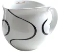 Colani Tasse Colani Jumbotasse Kaffeebecher Tasse XXL Loop Schwarz 600 ml, 1-tlg., Porzellan, Spülmaschinenfest, Mikrowellengeeignet, im Geschenkkarton