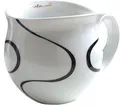 Colani Tasse Jumbotasse Jumbobecher XXL Becher Kaffeetasse Loop Schwarz 550ml