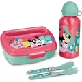 Minnie Set 4 Teile Sandwich Flasche Und Besteck Set - Rosa